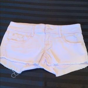 Dollhouse Juniors Light Pink Jean Shorts